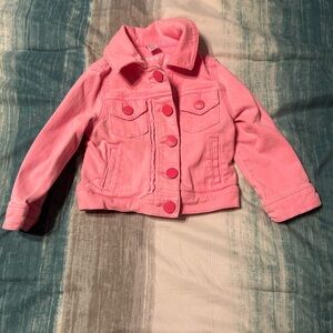 Gap 12-18 Month Pink Button up Jacket